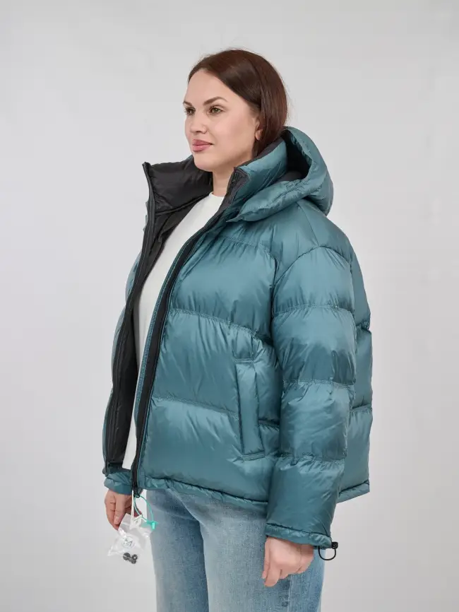 Пуховик зимний короткий 9903 Размер 50-58 фото 64