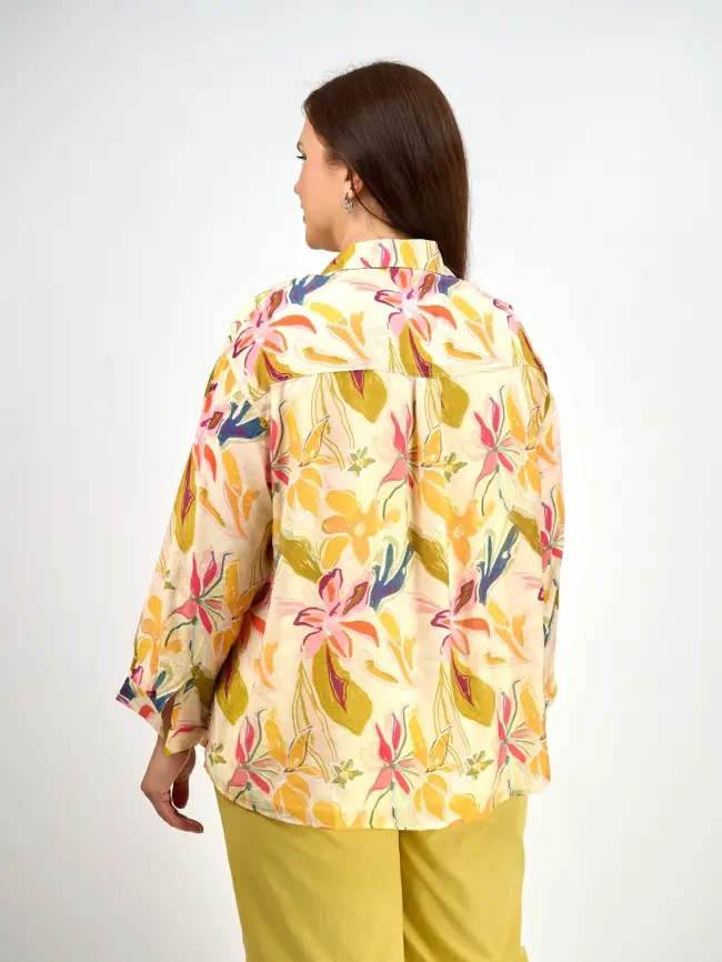 Блуза ЭттоПлюс 0022 Размеры 50-58 фото 16