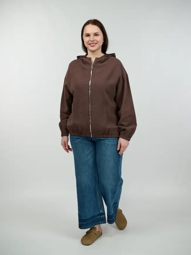 Бомбер лен 25016 фото 33