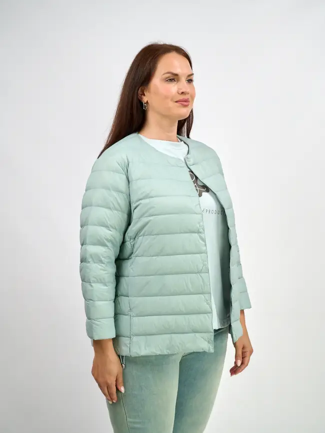 Легкая пуховая куртка 8802 Размер 46-56 фото 67