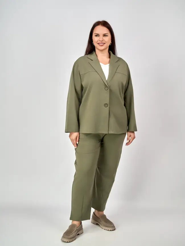 Брючный костюм ЭттоПлюс 9394 Размеры 48-58 фото 13