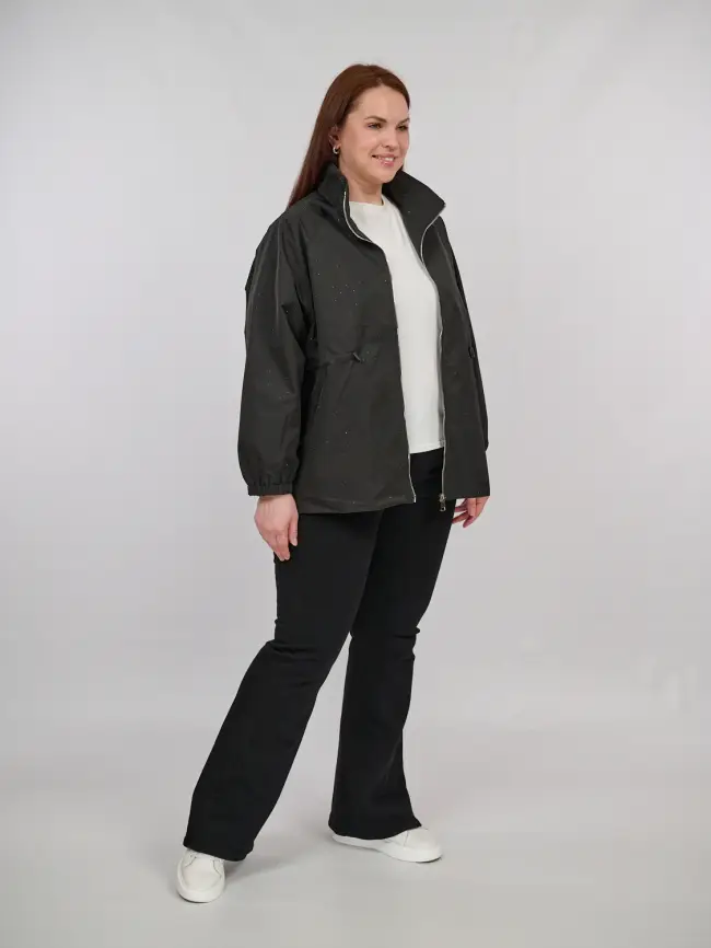 Ветровка со стразами 1635 Размер 50-54 фото 12