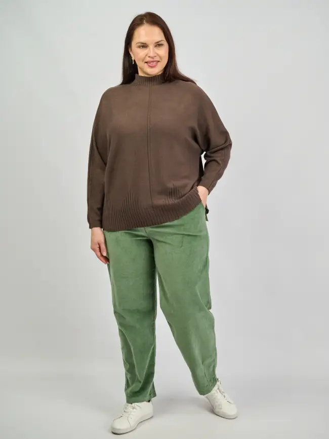 Брюки вельвет ЭттоПлюс 25271 Размеры 54-60 фото 26