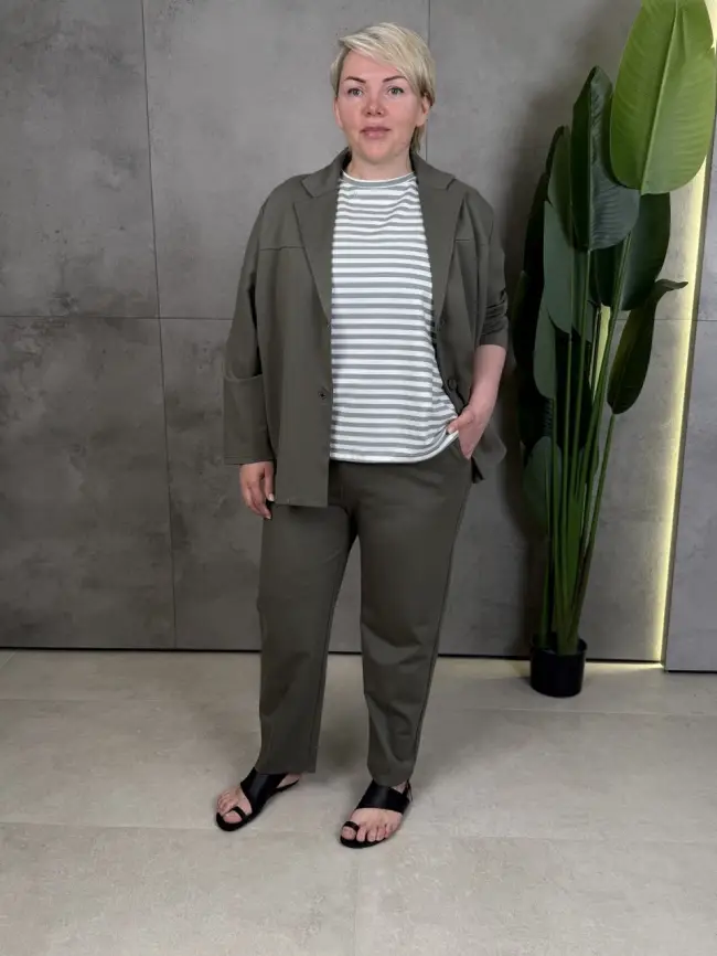 Футболка в полоску ЭттоПлюс 010-1 Размер 50-58 фото 55