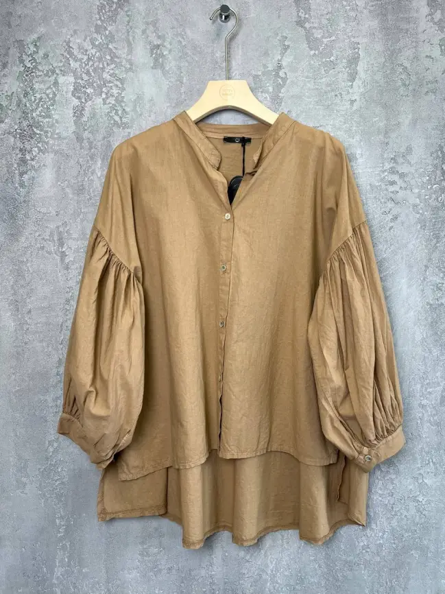 Рубашка фонарик Италия 3160 полоска Размер 52-58 фото 9