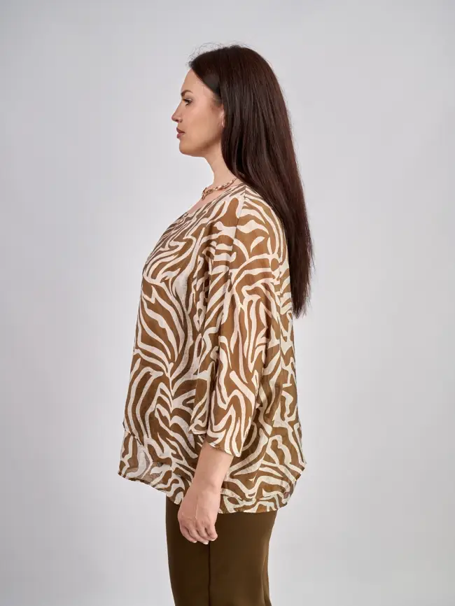 Блуза ЭттоПлюс 30059 Размер 50-58 фото 46