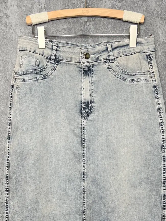 Юбка джинсовая 2335 Турция (54) фото 8