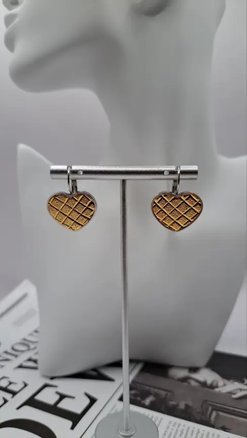 Серьги Имбирное печенье Б0068 фото 2