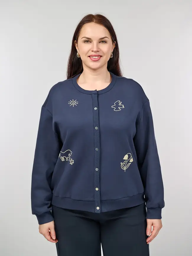 Кардиган 3510-1 Размер 50-58 фото 2