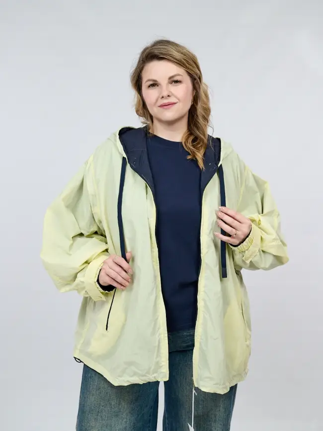 Двухсторонняя ветровка 17167 Размер 50-58 фото 21