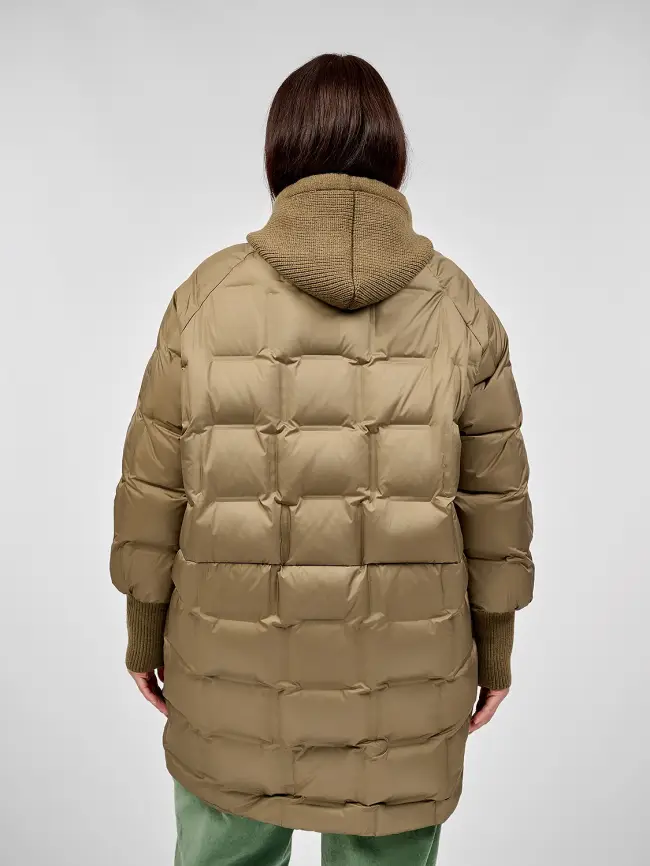 Пуховое пальто 6562 Размер 48-56 фото 44