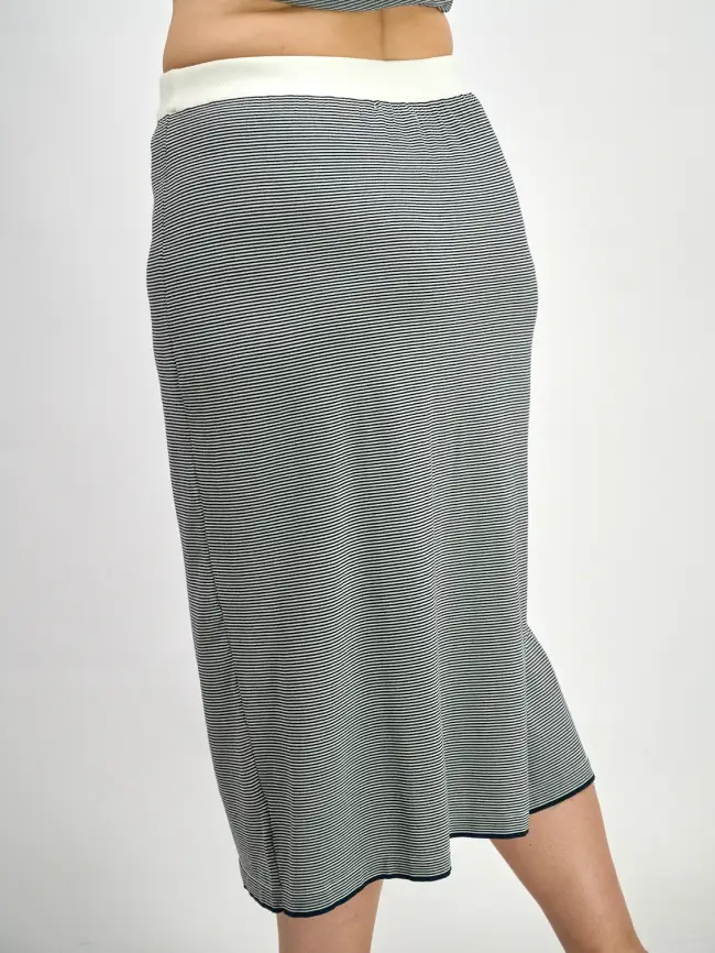 Юбка в полоску ЭттоПлюс 25416 Размер 54-58 фото 30