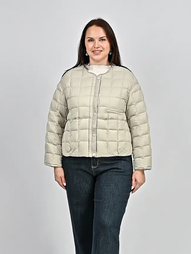 Куртка пух легкая 8176 Размер 44-52 фото 20