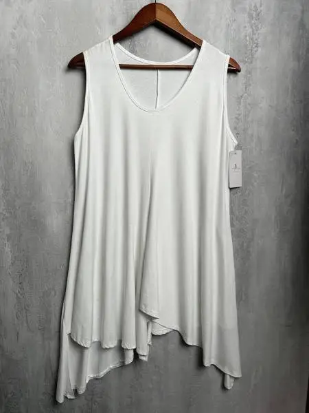 Туника однотонная без рукавов Уценка фото 1