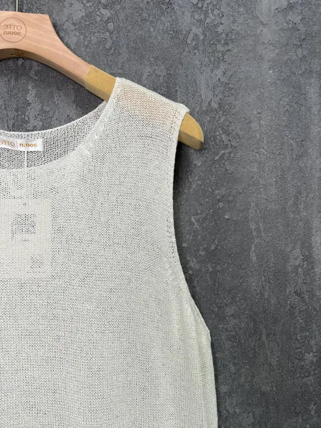 Топ трикотажный облегченный ЭттоПлюс 25108 Размер 50-60 фото 15