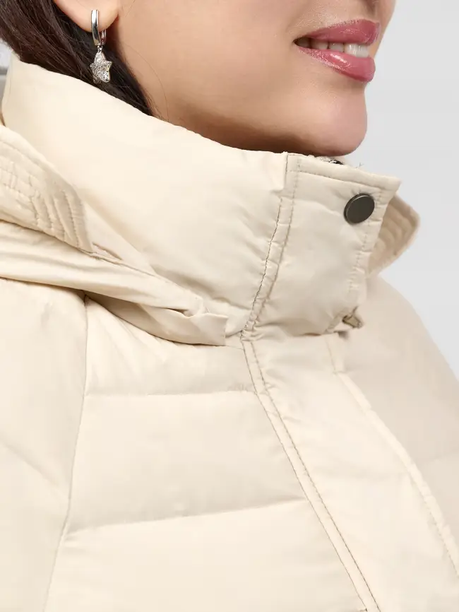 Пуховое пальто 23095 Размер 48-54 фото 18