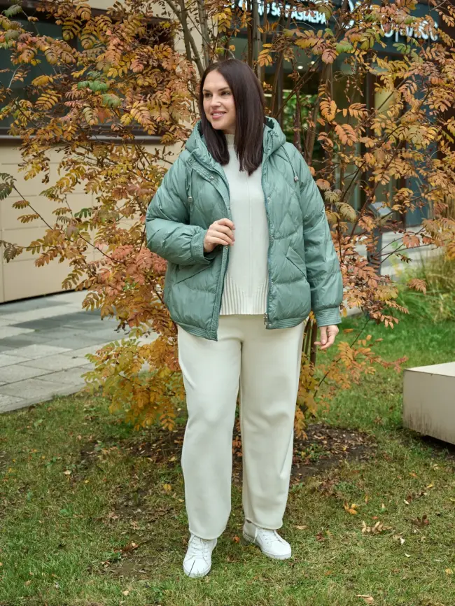 Пуховая куртка ЭттоПлюс 2553 Размер 48-54 фото 51