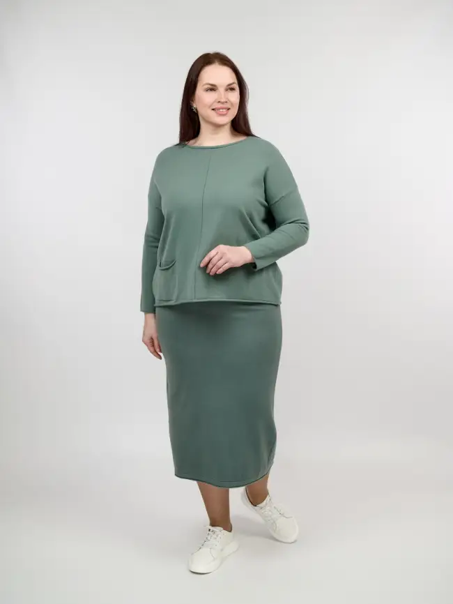 Джемпер ЭттоПлюс 1235 Размер 48-56 фото 78