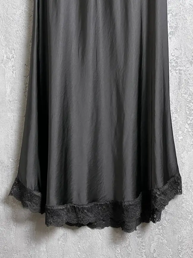 Юбка с кружевом 6388 Италия Размер 50-56 фото 2