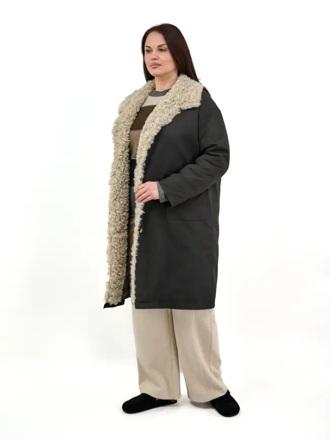 Пальто 881951 Размер 50-54 фото 26