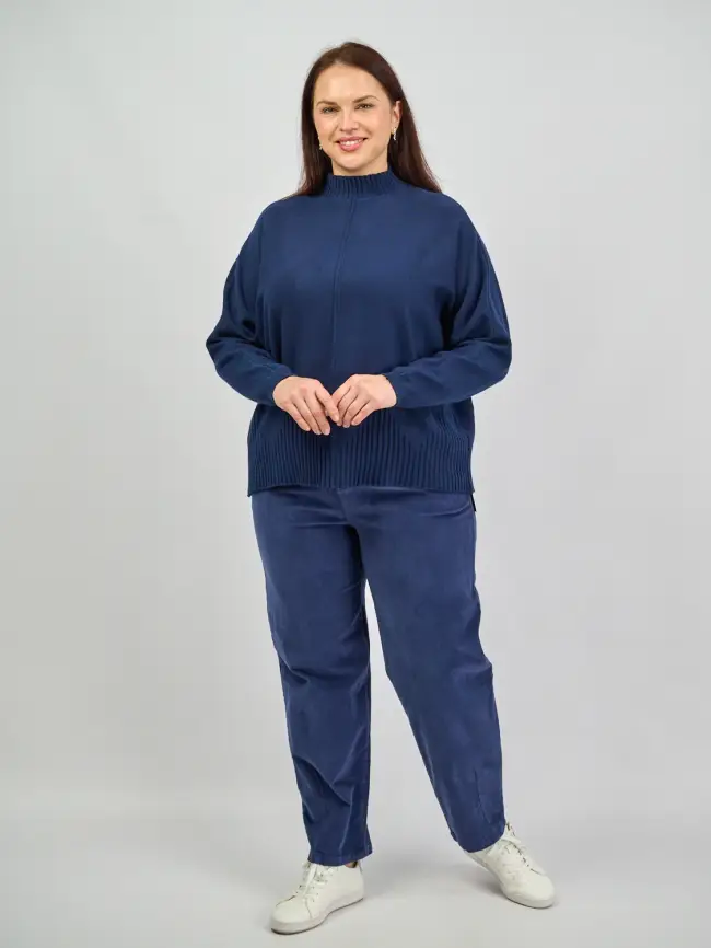 Брюки вельвет ЭттоПлюс 25271 Размеры 54-60 фото 7