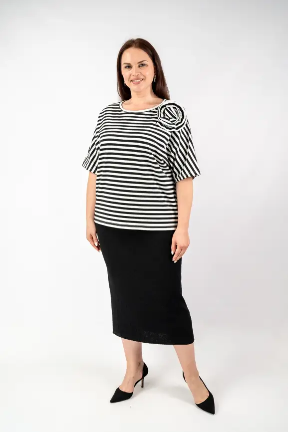 Юбка облегченная ЭттоПлюс 1026-1 Размер 48-56 фото 87