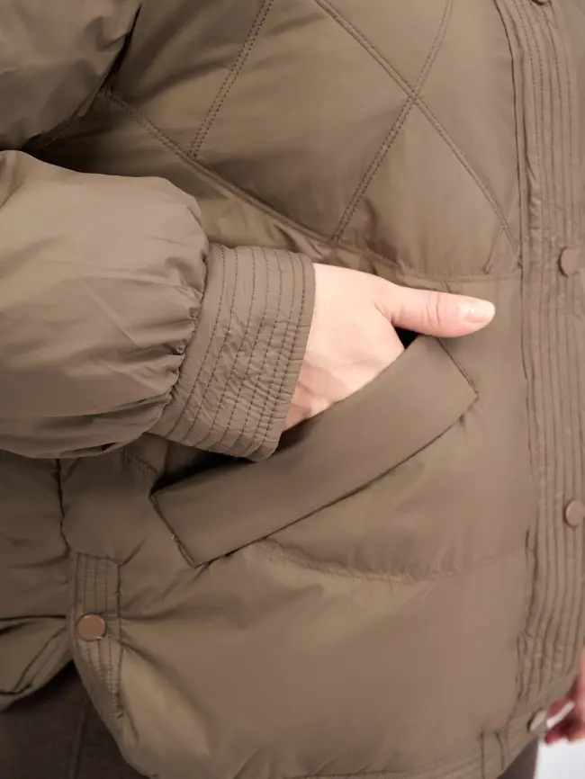 Пуховая куртка ЭттоПлюс 2553 Размер 48-54 фото 209