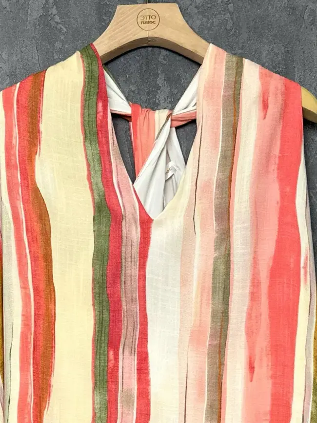 Сарафан в полоску Этто Плюс  0027-1 размер 52- 56 фото 20