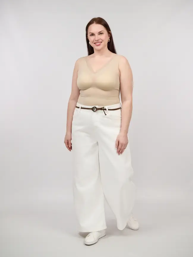 Топ-майка с чашками 1551 Размер 46-54 фото 32