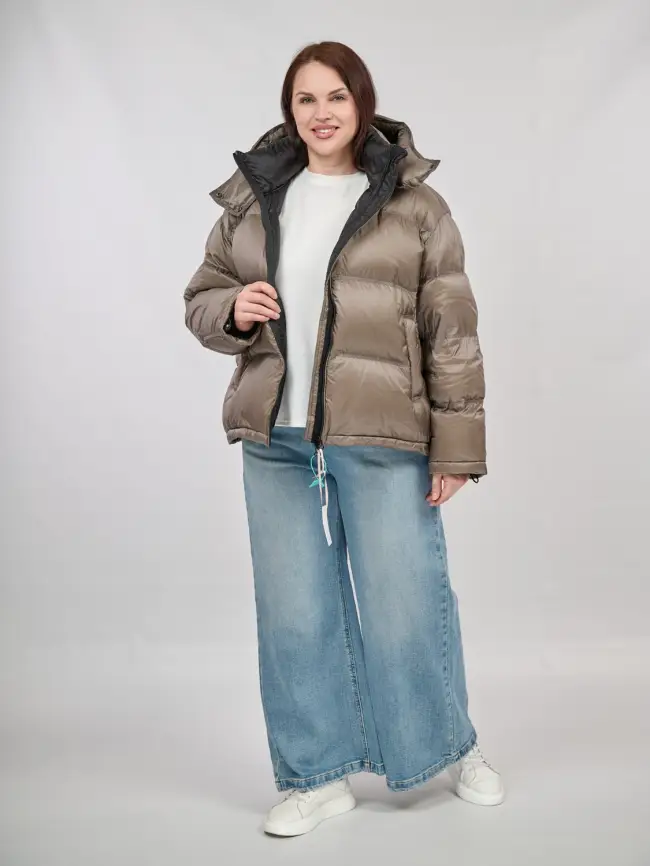 Пуховик зимний короткий 9903 Размер 50-58 фото 75