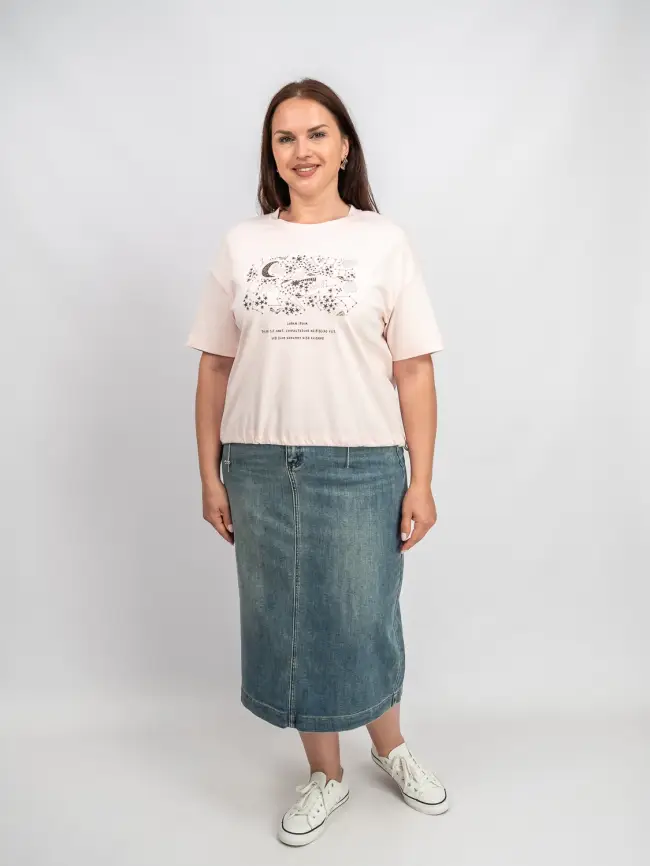 Футболка с принтом 95143 Размер 50-54 фото 64