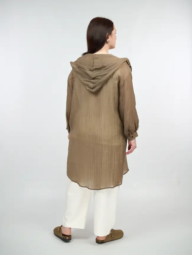 Пыльник рубашка удлиненный 9087 Размер 50-58 фото 65