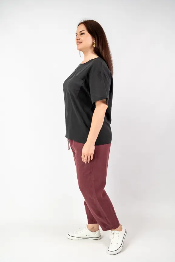 Футболка лен карман 24080 Размер 50-56 фото 30