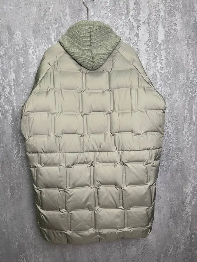 Пуховое пальто 6562 Размер 48-56 фото 6