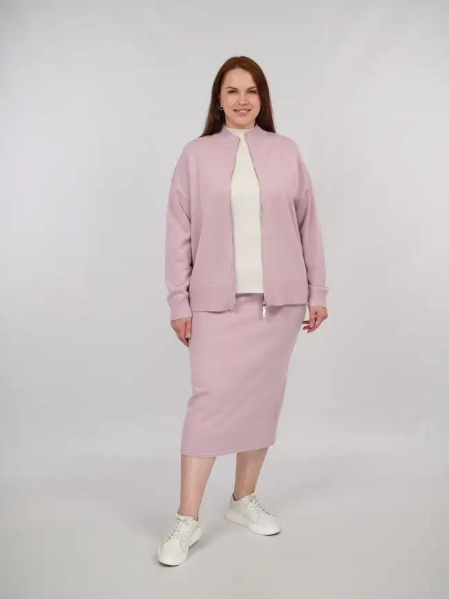 Кофта на молнии 25411 ЭттоПлюс Размер 50-58 фото 49