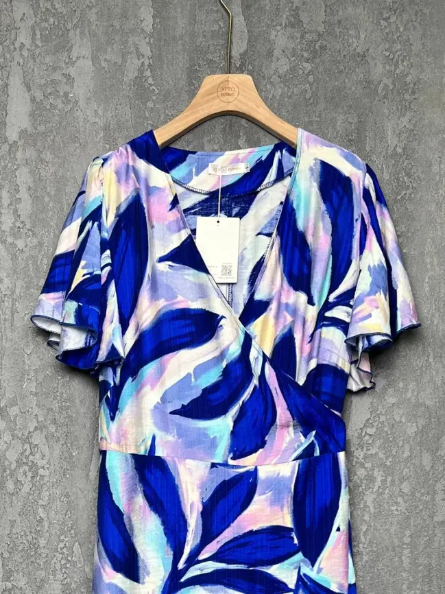 Платье на запахе ЭттоПлюс 044 размеры 48 - 58 фото 48