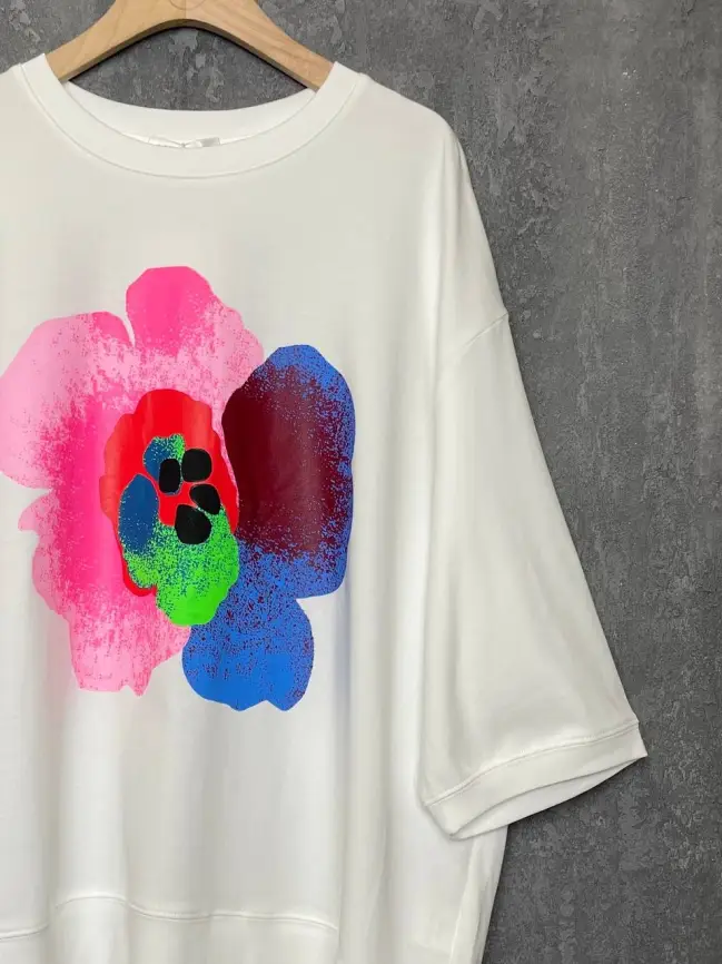 Лонгслив Цветы 25001 ЭттоПлюс Размер 50-58 фото 18