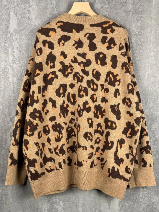Джемпер Леопард 50-58 58258 фото 17