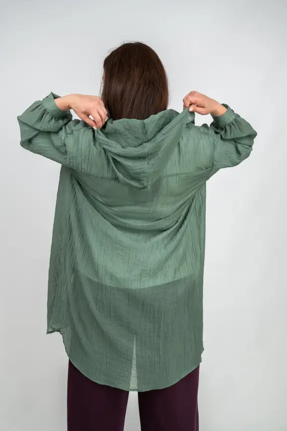 Пыльник рубашка удлиненный 9087 Размер 50-58 фото 30