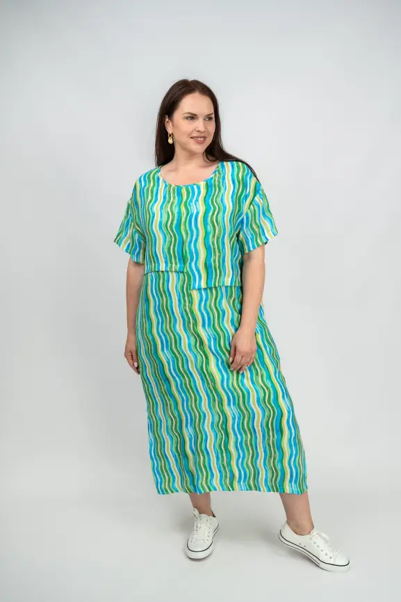 Платье летнее ЭттоПлюс 043 Размеры 50-58 фото 13