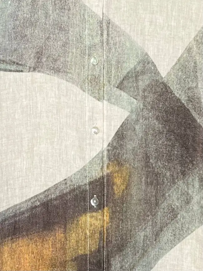 Льняная рубашка 8341 фото 5