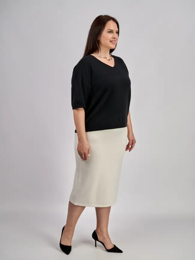 Юбка-карандаш ЭттоПлюс 272-1 Размер 54-58 фото 38