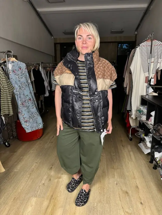 Жилет на двух молниях 1219 Размер 48-58 фото 41