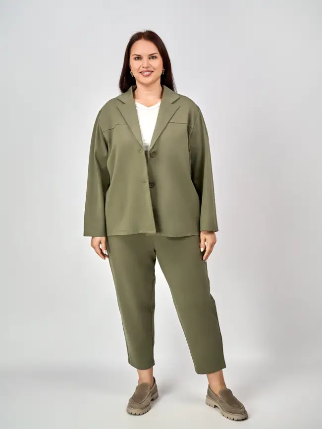 Костюм двойка ЭттоПлюс 8693 Размеры 50-58 фото 45