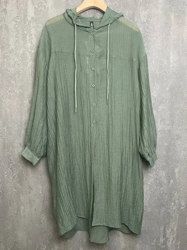 Пыльник рубашка удлиненный 9087 Размер 50-58 фото 32