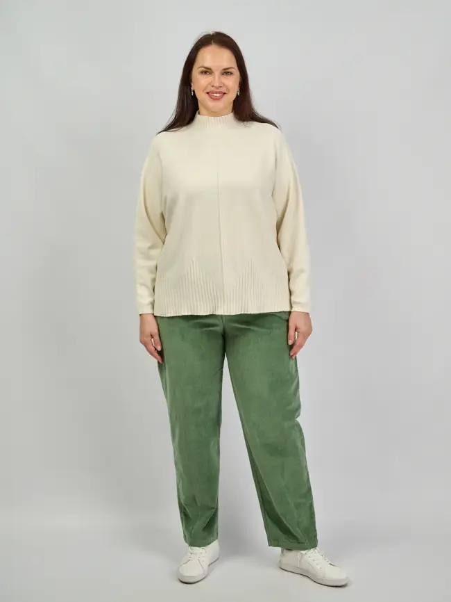 Брюки вельвет ЭттоПлюс 25271 Размеры 54-60 фото 1