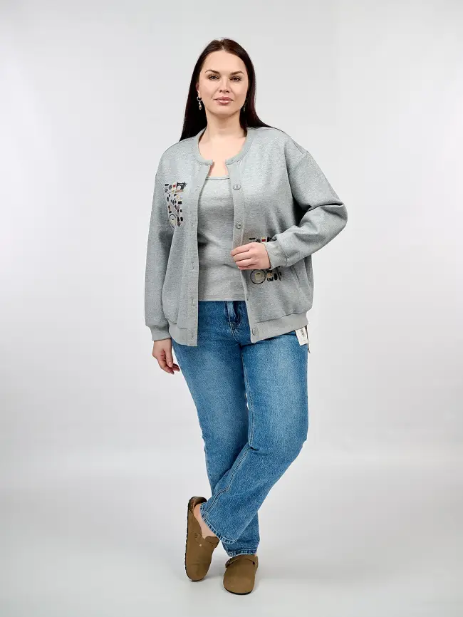 Джинсы 25266 ЭттоПлюс Размер 50-56 фото 46