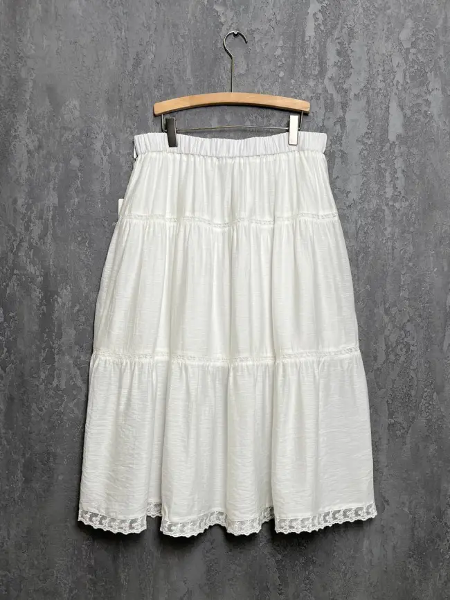 Юбка ярусная 1217 размеры 50- 56 фото 7