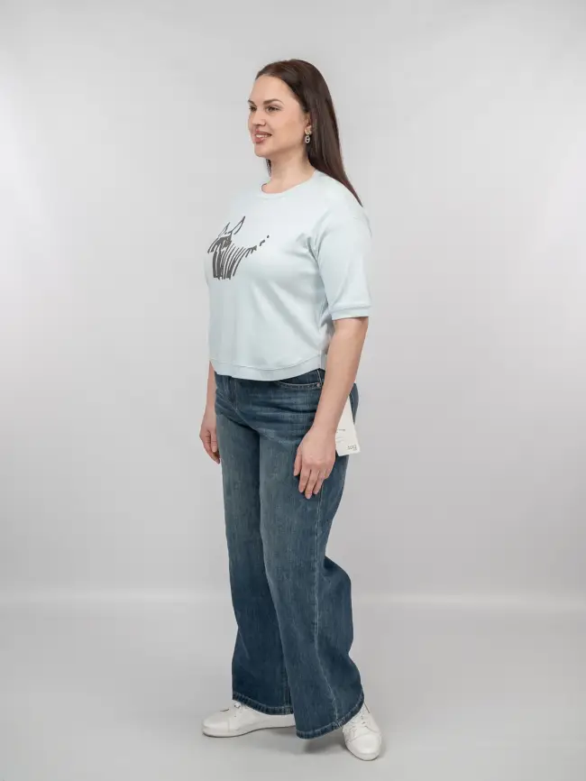 Футболка с принтом 95141 Размер 50-54 фото 18