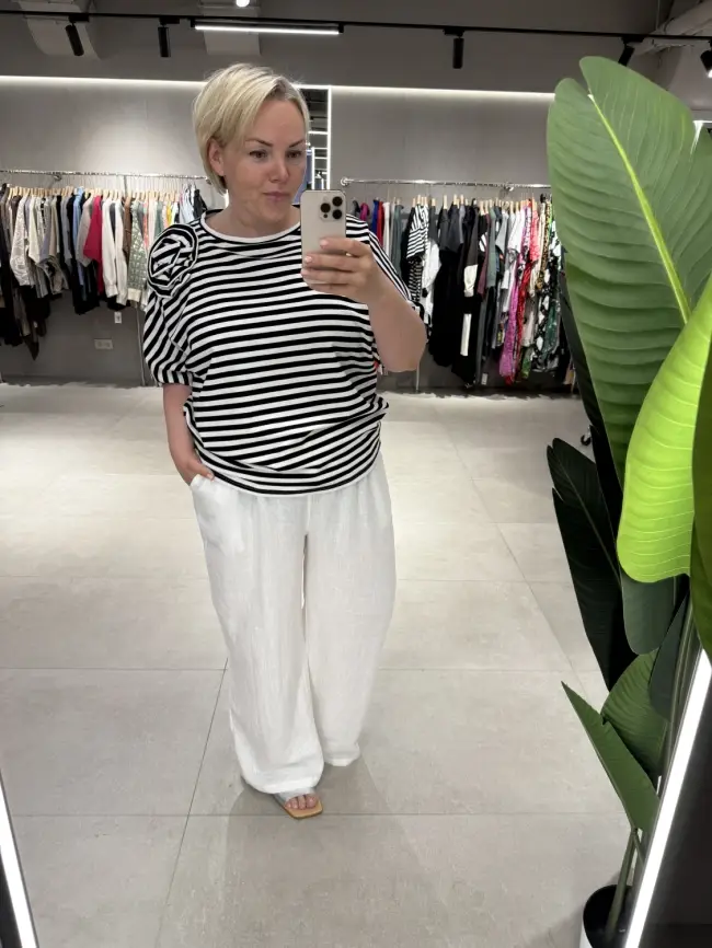 Футболка полоска ЭттоПлюс 33415 Размеры 50-58 фото 61